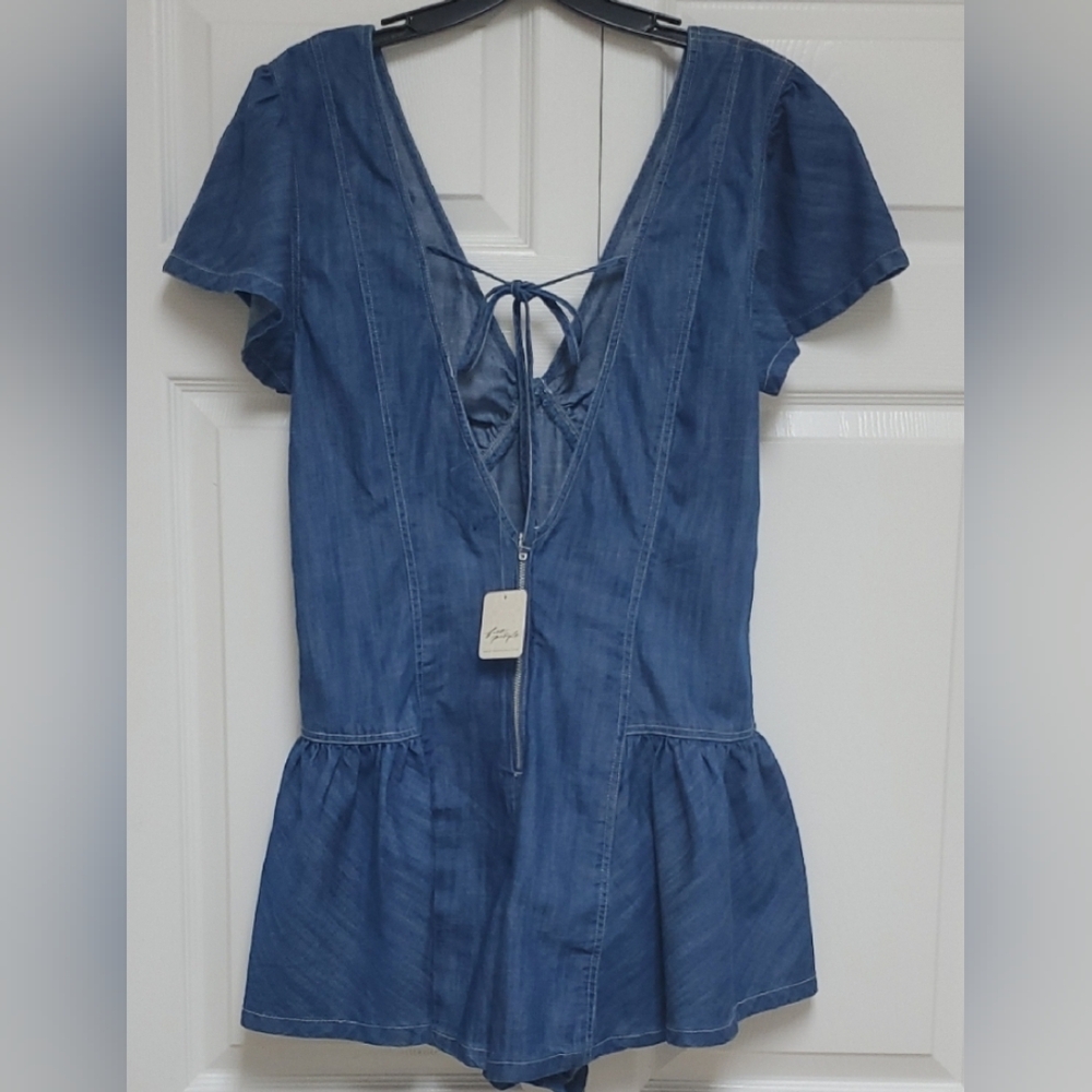 Free People We The Free Mia Playsuit/Iris - Picture 6 of 16